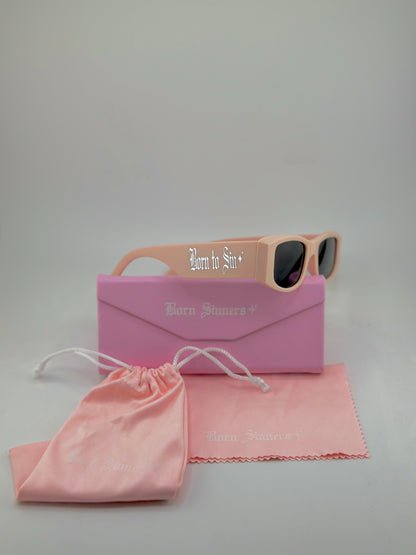 BORN TO SIN GLASSES/ LIGHT PINK