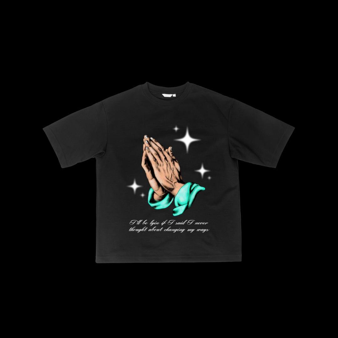 'PRAY TO GOD' HEAVYWEIGHT TEE